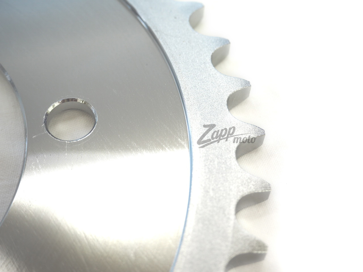 メッキ スプロケット ZX-25R ドリブンスプロケット交換